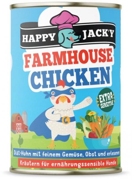 6 x 400g Happy Jacky Farmhouse Chicken